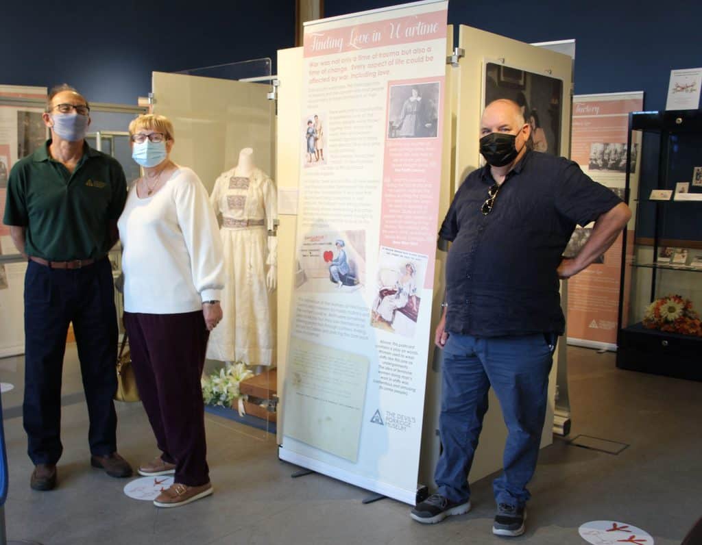Love in Wartime exhibition at the reopened Annan Museum