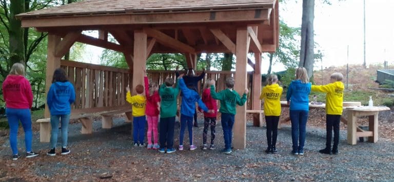 Children’s Choir Voices Echo Round New Woodland Shelter – Moffat