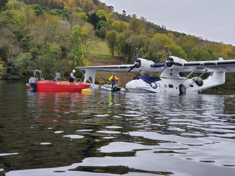 NESSIE LANDING – Donations desperately needed for classic WW2 seaplane stranded on Loch Ness