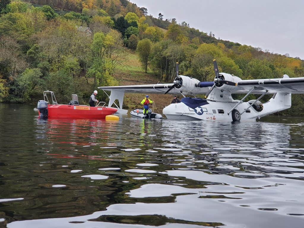 NESSIE LANDING – Donations desperately needed for classic WW2 seaplane stranded on Loch Ness