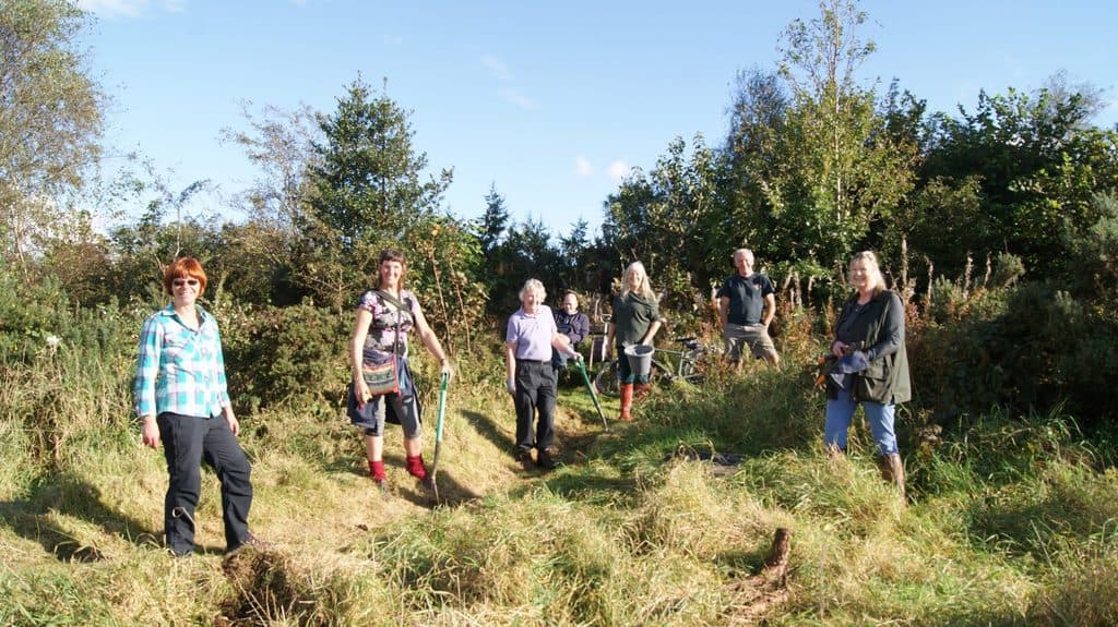 The planting of Galloway Fruit & Nut heritage trees continues!