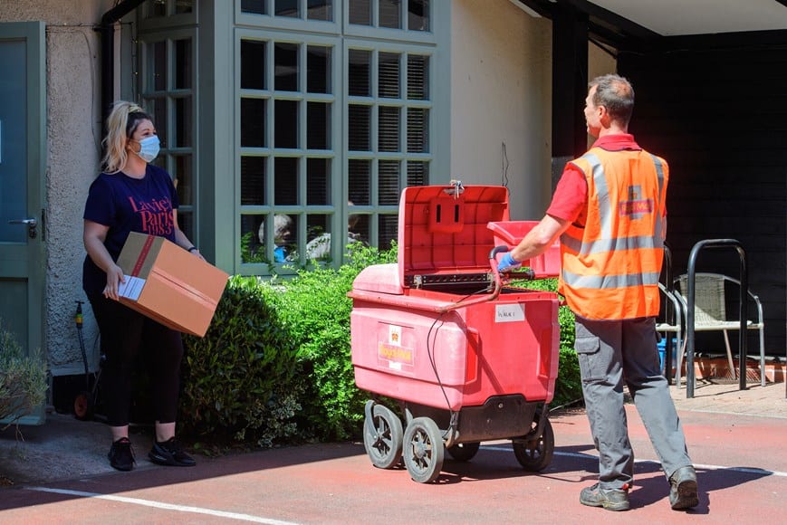 Posties to collect as well as deliver the mail on the doorstep