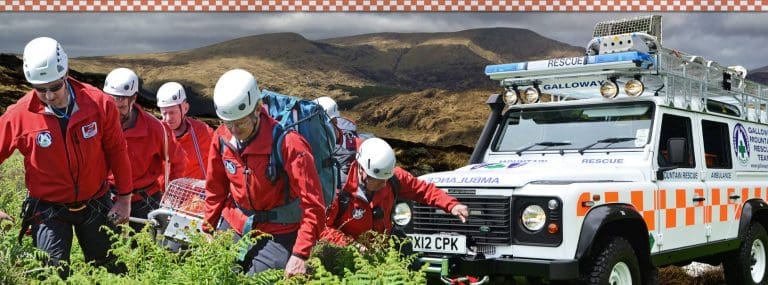 Ayr Community Fire Service partnership with Galloway Mountain Rescue Team