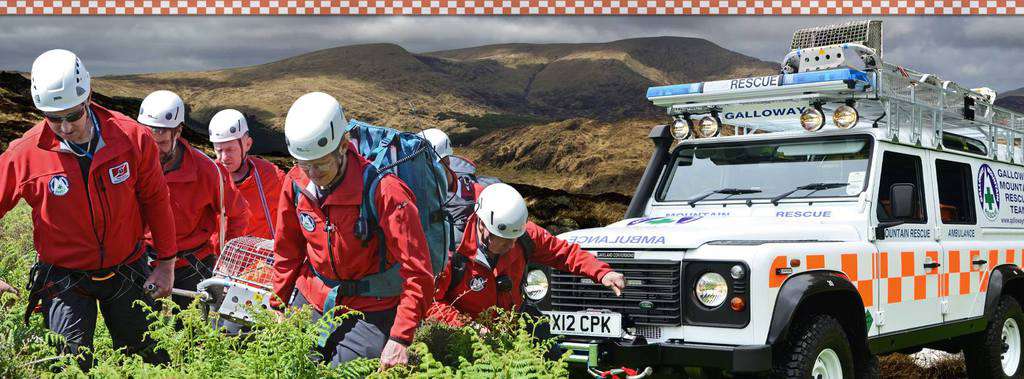 Ayr Community Fire Service partnership with Galloway Mountain Rescue Team