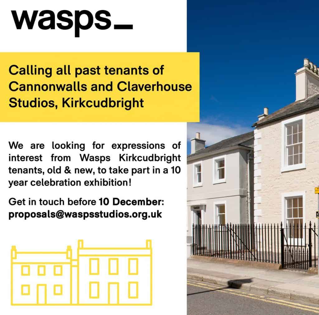 Kirkcudbright Wasps Studios Plan to Celebrate 10th Anniversary