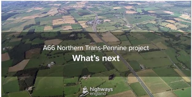 £1billion A66 Northern Trans-Pennine Update Goes Live