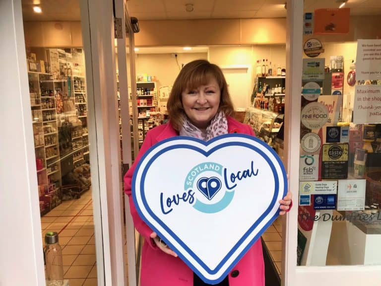 Emma Harper MSP backs Scotland Loves Local campaign