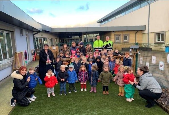 Lincluden Primary School Nursery Thanks local Businesses for Kind Support