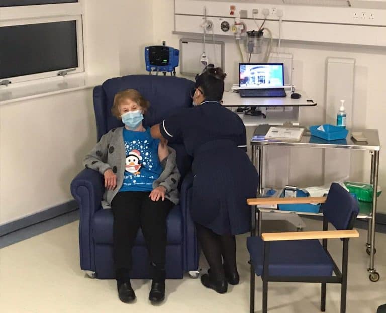 Landmark Moment As First NHS Patient Receives Covid-19 Vaccination