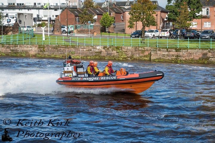 Dumfries & Galloway Royal Infirmary – Outpatients Department, Baton Relay In Aid Of Nith Inshore Rescue