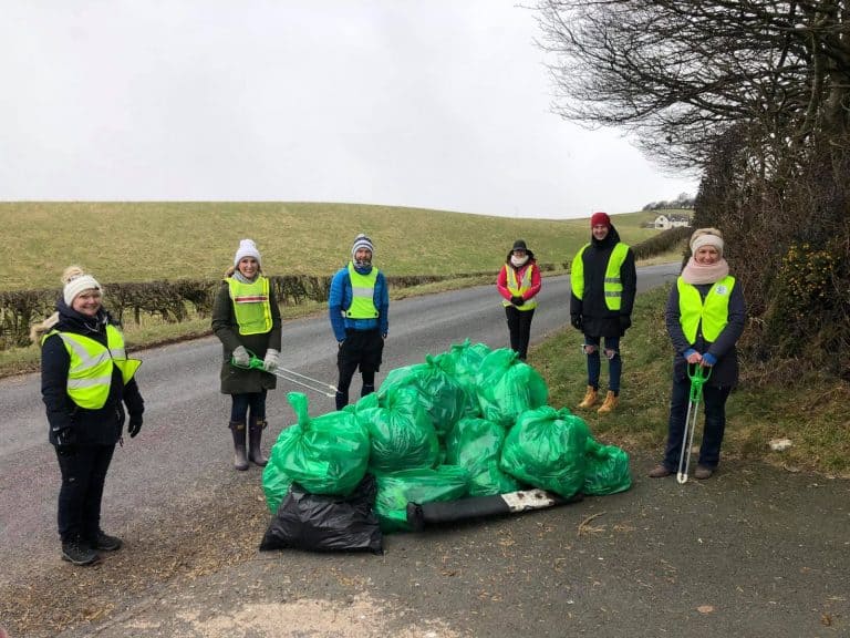 Local Volunteers Shocked at Amount Of Roadside Litter