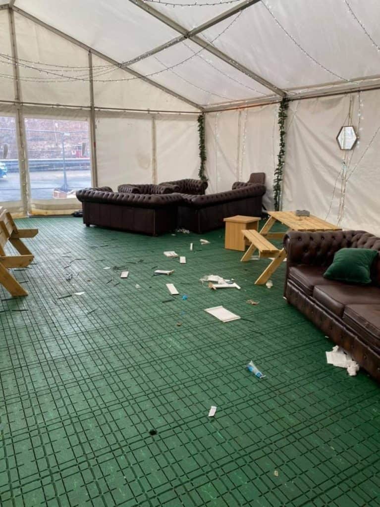 Vandals Cause Damage To ‘Hospitality Business’ Closed During Lockdown
