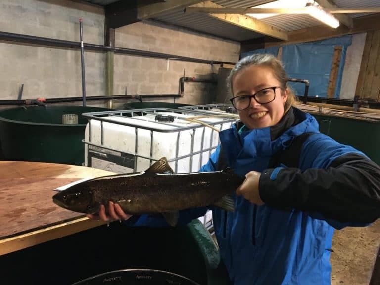 Galloway Fisheries intern off to a bright future.