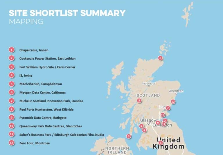 Chapelcross, Annan Shortlisted As First Class Datacentre Site In New Report