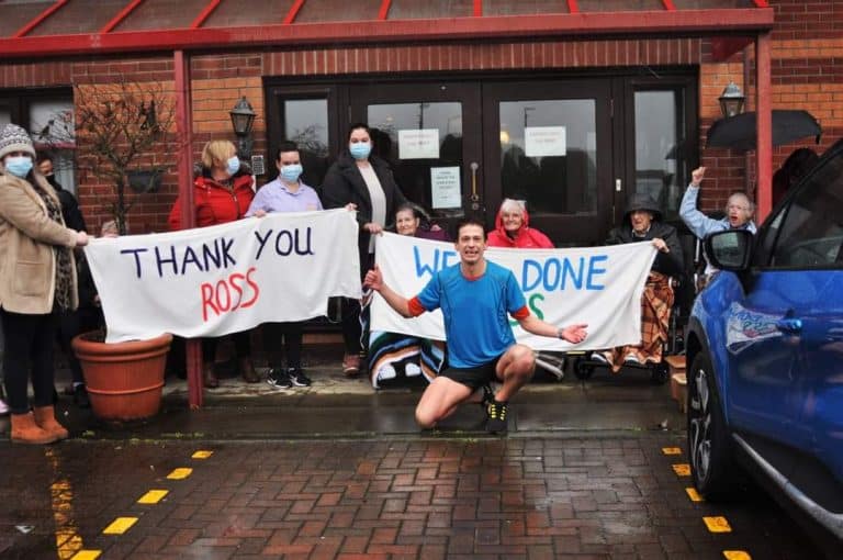 ROSS RAISES OVER £3000 FOR THORNEYCROFT IN 48 HOUR RUNNING CHALLENGE