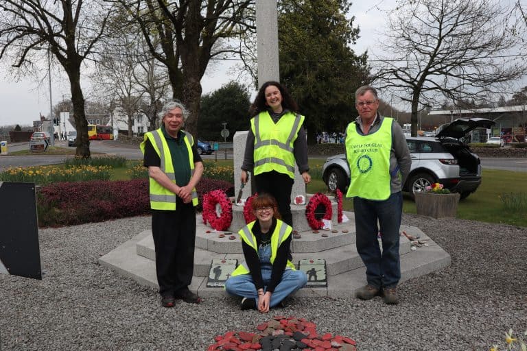 Centenary of Castle Douglas WW1 Memorial Honoured by Local Groups