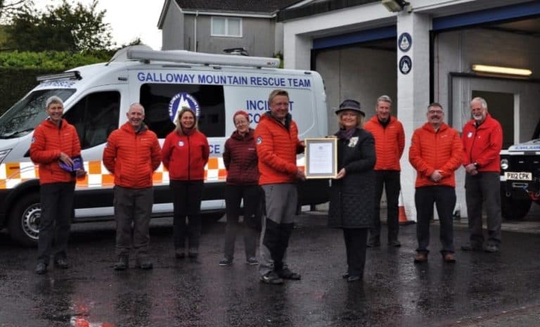 Queen's Award for Galloway Mountain Rescue