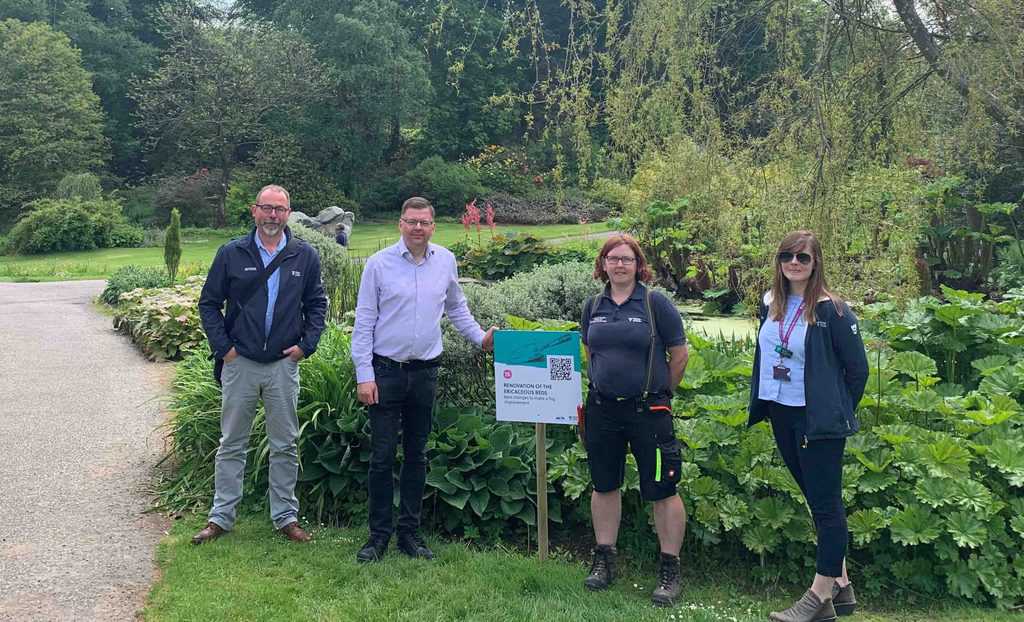 LOCAL MSP VISITS THREAVE GARDENS AS PART OF NATIONAL LOTTERY OPEN WEEK