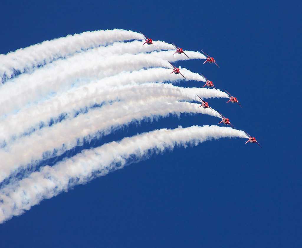 RED ARROWS TO LAND AT PRESWICK AIRPORT TODAY