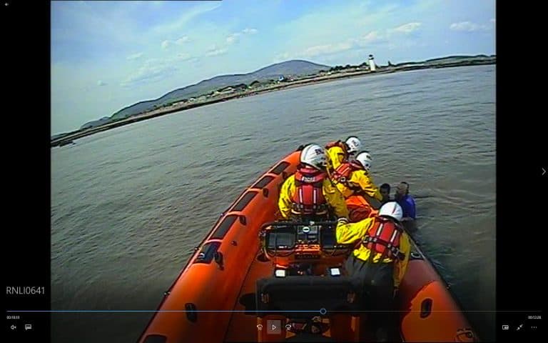 Body Boarders Assist RNLI To Help 20 People Cut Off By Tide At Southerness