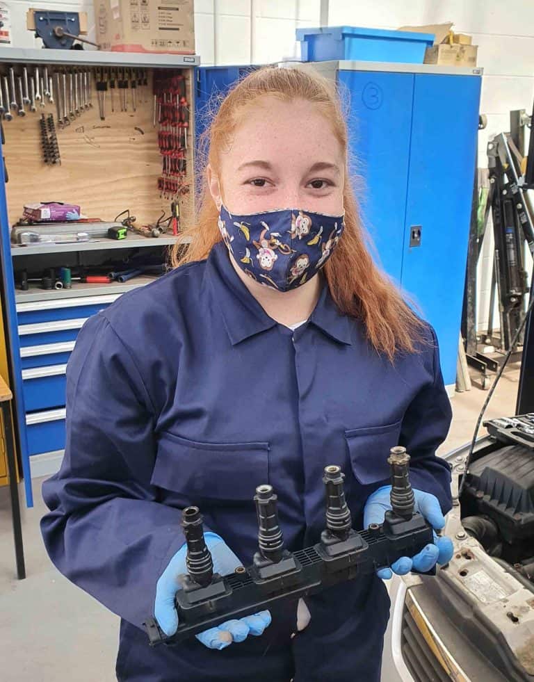 Automotive Students Awarded for College Academy Success