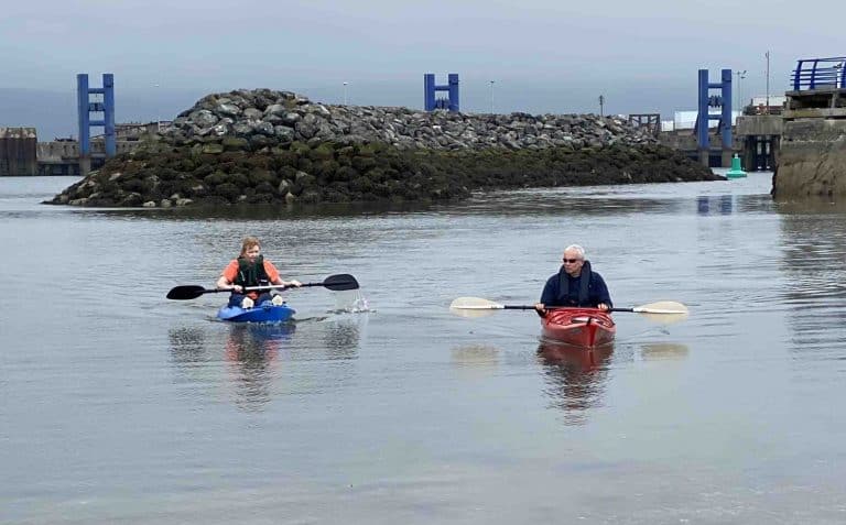 Harper Takes To The Water To Promote Stranraer As A Watersports Destination