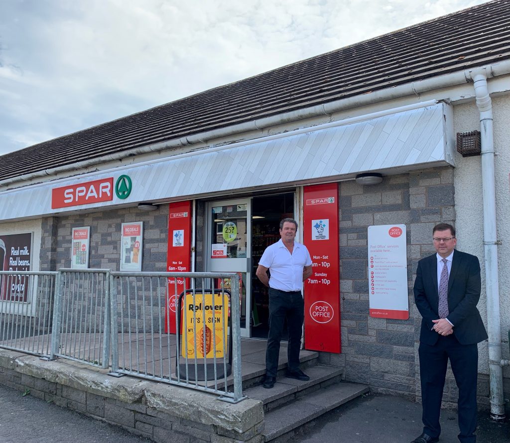 LOCAL MSP STEPS UP CAMPAIGN TO SAVE CLOSURE THREATENED DUMFRIES AND GALLOWAY POST OFFICES
