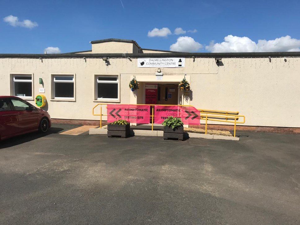 Community testing moving to Dalmellington (East Ayrshire)