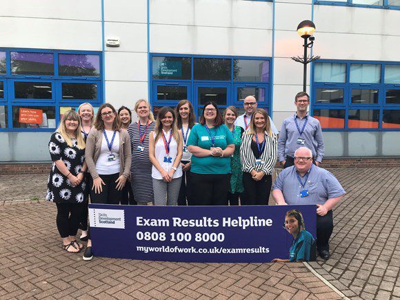 Results Helpline support for Dumfries and Galloway pupils