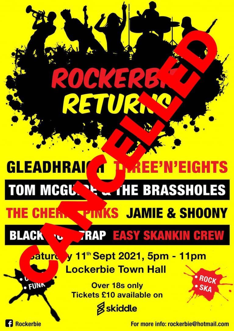 Rockerbie Returns 2021 ‘Cancelled’