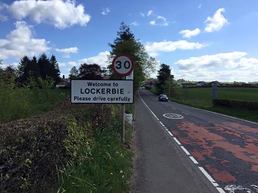 POLICE WARN PEOPLE IN LOCKERBIE TO LOCK THEIR DOORS