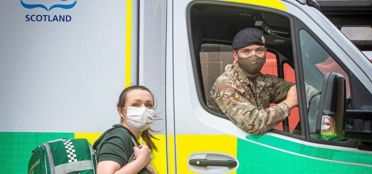 Armed Forces personnel begin their Ambulance Driver training