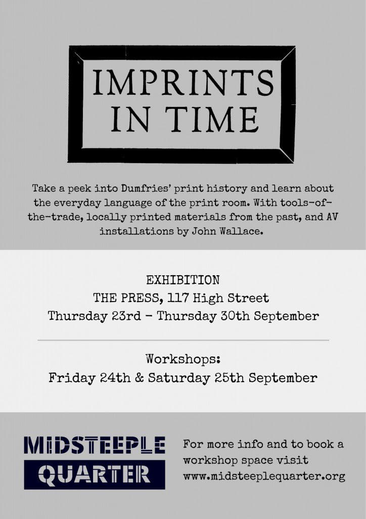 Return of Print to Dumfries High Street