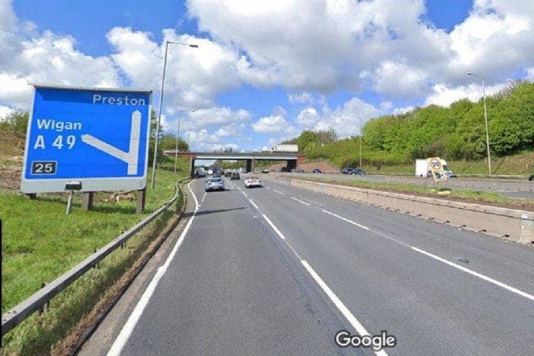 M6 motorway upgrade zone extension