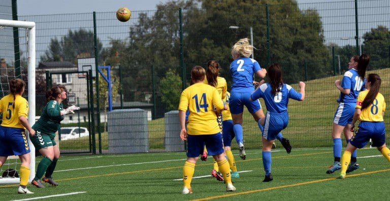 QUEENS LADIES WIN IN LEAGUE GAME AGAINST CLARK DRIVE