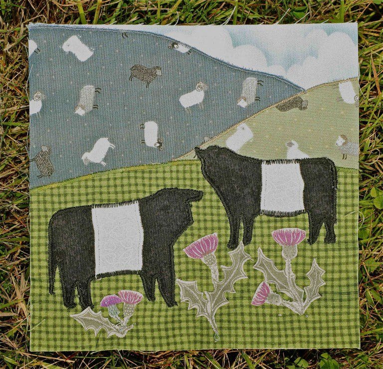 Images From Region Feature In Quilted Wall Hanging Memorial