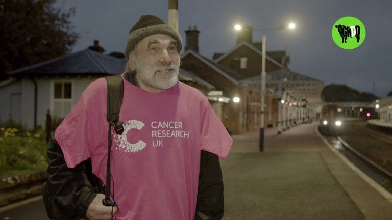 Alan Mclellan Going Well On His Dumfries To Portpatrick Cancer Fundraising Trek