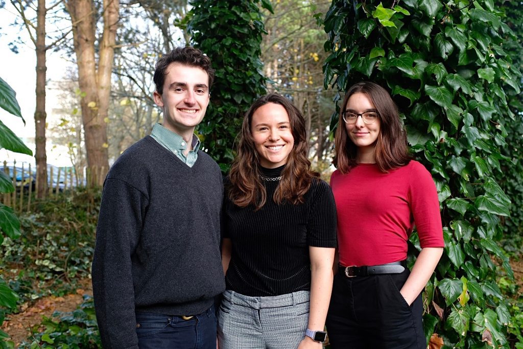 Brady, Alexa and Kaia have gone from studying at SRUC to working in the organisation