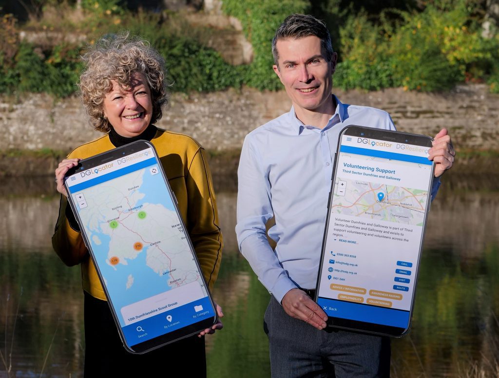 New free app and website map locates services across Dumfries and Galloway