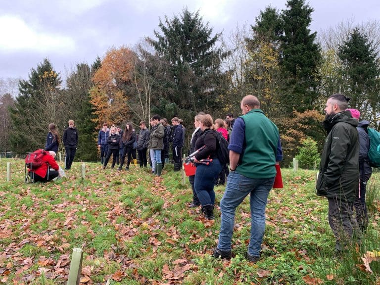 PUPILS GET TO GRIPS WITH RURAL SKILLS DURING BARONY VISIT