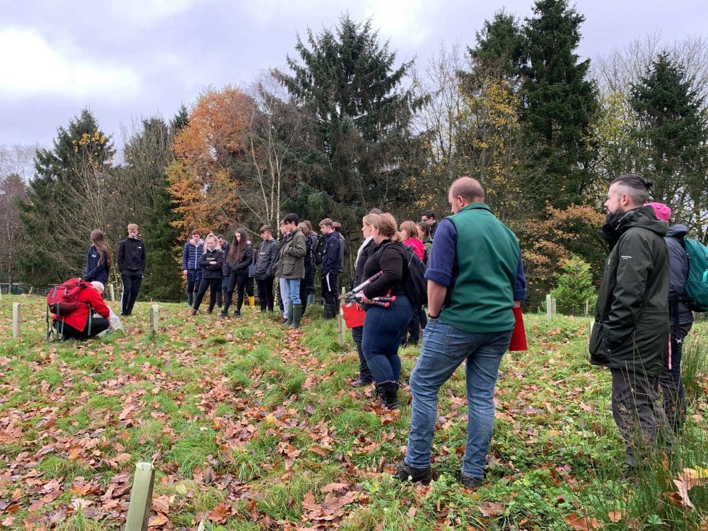 PUPILS GET TO GRIPS WITH RURAL SKILLS DURING BARONY VISIT