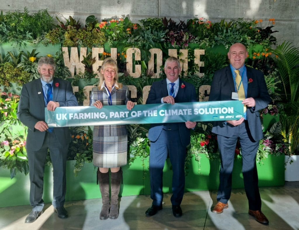 UK FARMING UNION PRESIDENTS ISSUE JOINT STATEMENT ON #FARMERSDAY AT COP26 UN CLIMATE SUMMIT IN GLASGOW