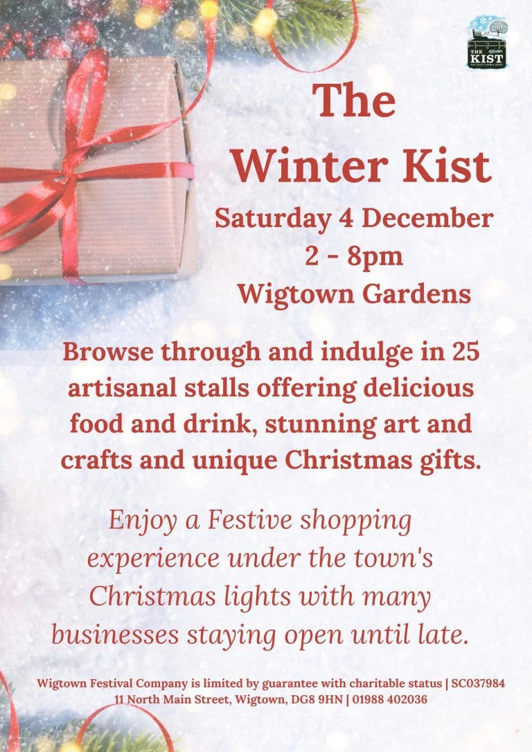 The Winter Kist – Festive Shopping Under Wigtown’s Christmas Lights