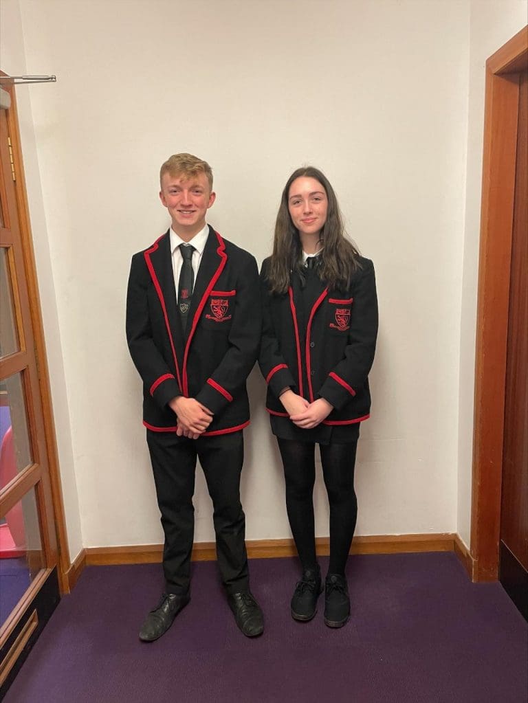 KIRKCUDBRIGHT HEAD BOY AND GIRL ADDRESS ROTARY CLUB