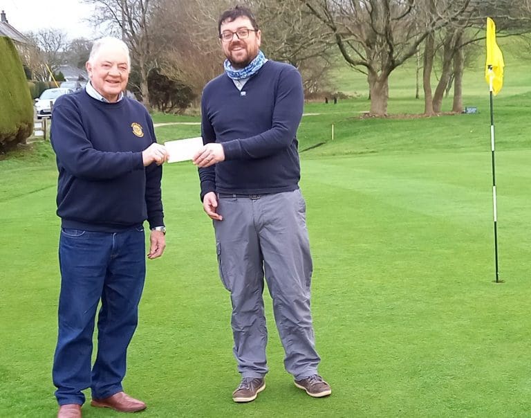 KIRKCUDBRIGHT ROTARY CLUB SPONSORS YOUNG GOLFERS
