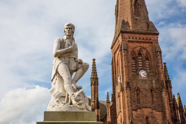 On the Burns trail In Dumfries