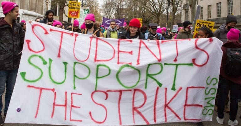 Ten days of strike action begins at UK universities