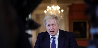 UK "cannot and will not just look away" Says Boris