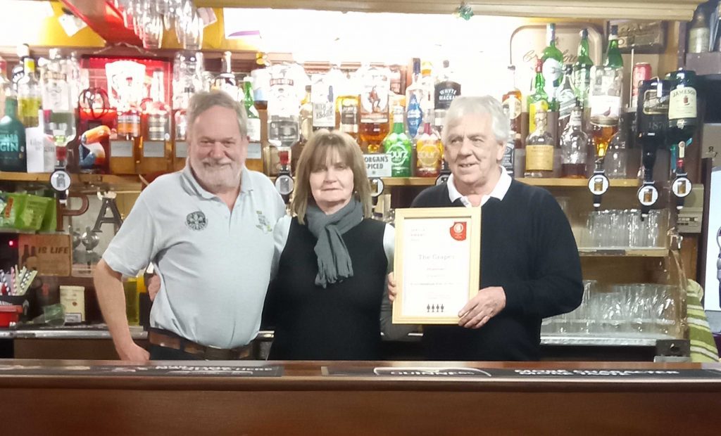 Stranraer Pub Owner Delighted with Coveted Award