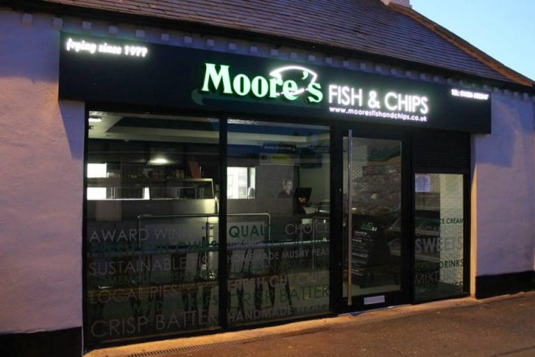 MOORE’S Fish & Chips named one of UK’s 50 Best Fish & Chip Takeaways